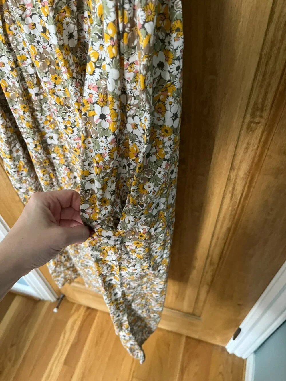 Frye x Anthropologie | Alice Floral Maxi Dress | 100% Cotton Size Medium - Picture 13 of 13